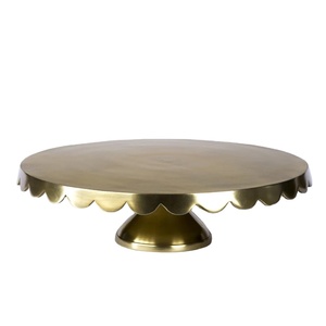 Multi Ring Round Lustrous Fancy Wedding <b>Cake</b> <b>Stand</b> High Quality Metallic 2 <b>Tier</b> <b>Cake</b> <b>Stand</b> Creative Modern <b>Cake</b> & Pastries S - Product Image 2