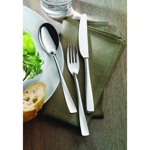 Ensemble de couverts en acier inoxydable, Logo personnalisé, poignée fine, livraison rapide, couteau à dîner en acier inoxydable, fourchette, argenterie - Product Image 1
