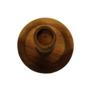 Candelabro de madera hecho a mano, alto, minimalista, rústico, decoración moderna, candelabro de madera natural para mesa, repisa, hogar - Product Image 3