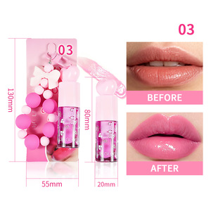 Gloss à lèvres transfrontalier effet miroir, longue tenue, facile à appliquer, hydratant et volumateur. - Product Image 6