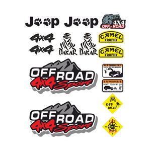 <b>For</b> Off-Road <b>Car</b> <b>Sticker</b> Set Made in Turkey - Product Image 1