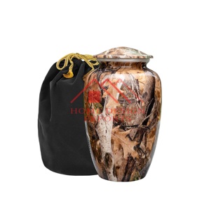 2025ใส่เถ้ากระดูกของมนุษย์ทำจากโลหะรูปทรงดอกไม้โกศสำหรับผู้ใหญ่ - Product Image 1