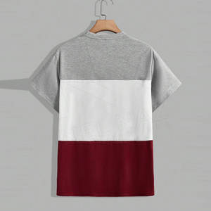 Costume pour homme Vêtements de sport en coton Fitness Jogger à manches courtes Ensemble de shorts d'entraînement Nouveau design Ensemble de shorts pour homme - Product Image 3