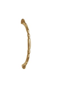 มือจับทองเหลืองทำด้วยมือสุดหรูพร้อมองค์ประกอบลายดอกไม้นูนเหมาะสำหรับชุดตู้หรือห้องนอนแบบดั้งเดิม - Product Image 3