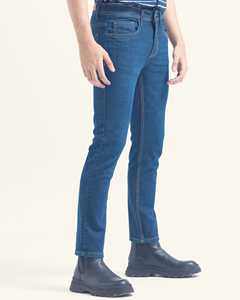 Fabricants de jeans décontractés légers de haute qualité sur mesure, jeans droits pour hommes, jeans délavés, vente en gros de pantalons de mode - Product Image 2