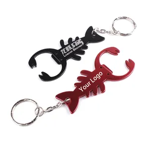 Custom Hot Style Promotional Lobster Shape Bottle Opener Keychains