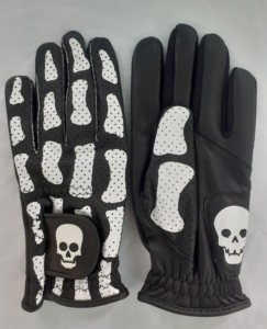 Gants de golf pour homme en cuir Cabretta pour la main gauche, antidérapants, avec sangle de poignet réglable, design coloré et tendance - Product Image 1