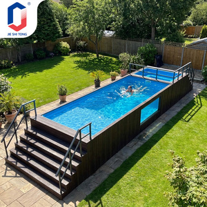 Piscina de Fibra de Vidrio Resistente a los Rayos UV, Juego Completo, Lista para Instalar, para Jardín, Casa, Villa, Piscina Prefabricada de Ocio - Product Image 1