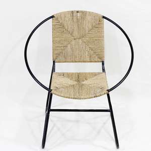 Comhome-Elegante juego de comedor de ratán con sillas de respaldo alto para comidas sofisticadas - Product Image 2