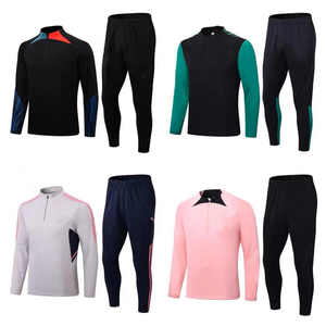 Conjuntos de chaqueta de fútbol de color degradado-Equipo de entrenamiento de ropa de fútbol elegante para equipos con MOQ bajo - Product Image 2
