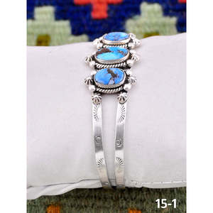 Southwest Handmade Golden Hills Fashion <b>Cuff</b> <b>Bracelet</b> Turquoise Sterling <b>Silver</b> Elegant Golden Hill's Turquoise <b>Cuff</b> <b>Bracelet</b> - Product Image 2