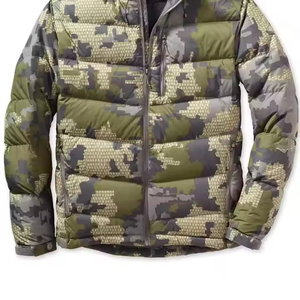 Veste d'extérieur Nouveau design à la mode Veste en duvet camouflage Casquette à capuche personnalisée de haute qualité Veste de chasse d'hiver sublimée pour hommes - Product Image 2