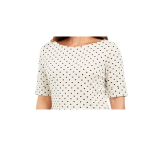 Karen Scott Top in maglia da donna Petite L a pois, colore sabbia - Product Image 2