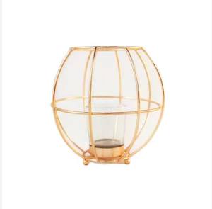 Bougeoir votif de décoration de Noël en métal avec lanterne élégante pour les fêtes de Noël - Product Image 4