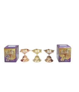 Bougeoir spirituel bougeoir en métal en laiton chakra en gros à vendre acheter des produits d'agate des exportations de cristaux d'Amayra - Product Image 3