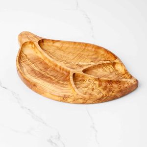 Assiette et bol en bois faits à la main de meilleure qualité Hôtel Ware Restaurant Assiette et plateau en bois naturel Fourniture en gros - Product Image 3