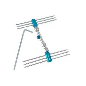 Fixateur externe de Colles pour chirurgie orthopédique des fractures, ensemble de 145 mm avec clé Allen, kit d'instruments chirurgicaux manuels en acier inoxydable - Product Image 4