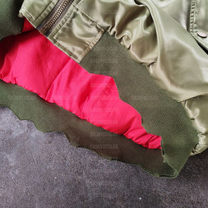 OEM Custom Oversized <b>Racing</b> Satin Vintage Acid Wash Zipper Bomber <b>Jacket</b> <b>Men</b> - Product Image 5