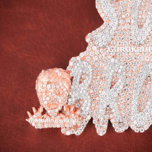 Colgante de nombre de diamante cultivado en laboratorio Vvs de alta calidad, superventas, colgante de logotipo de Plata de Ley 925, joyería fina para hombres - Product Image 2