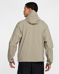 Veste coupe-vent respirante à imprimé personnalisé pour unisexe à manches longues avec fermeture à glissière conception légère évacuation de l'humidité pour la course à pied décontractée - Product Image 4