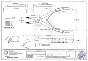 Boon Stainless Steel <b>Plier</b> for Cutting Forceps Manual Power Source - Product Image 6