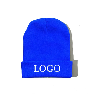 Bonnets tricotés avec logo personnalisé, chapeaux de sport à revers élégants, conçus pour les hommes et les femmes, vente à chaud - Product Image 3