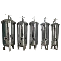 Nouveau boîtier de filtre multi-sacs en acier inoxydable SUS316L pour l'élimination de la levure de bière avec filtration de 5 microns