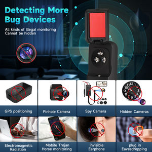 2025 rilevatore di telecamere nascoste alimentato dispositivo Anti-spia rilevatore di <span class=keywords><strong>Bug</strong></span> GPS rilevatore di segnali RF portatili per l'ufficio degli alberghi - Product Image 5