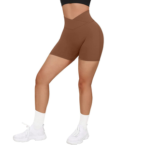 Pantalones cortos de Yoga para mujer, compresión sin costuras, cintura alta, entrenamiento físico, gimnasio, ropa deportiva, ropa de calle cómoda - Product Image 2