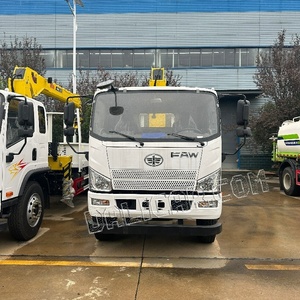 Grúa Montada en Camión FAW de Bajo Precio, 4x2, 5 Toneladas, Grúa Pequeña para Camión, Grúa Pequeña de Elevación Diésel para Camión en Venta - Product Image 2