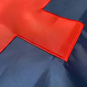 ธงคริสเตียน ขนาด 3x5 ฟุต ผลิตในสหรัฐอเมริกา ปักลายคริสต์ศาสนา พร้อมห่วงทองเหลือง 2 จุด ผลิตจากไนลอนคุณภาพสูงสำหรับใช้งานกลางแจ้ง - Product Image 5