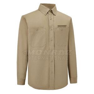 Wholesale Men's Waterproof Breathable Long Sleeve <b>Welding</b> <b>Shirts</b> Hi Visibility Workwear Cotton - Product Image 2