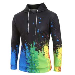 Sweat à capuche sublimé stylé Color Block en tissu polaire Sweat à capuche sublimation personnalisable pour homme - Product Image 5