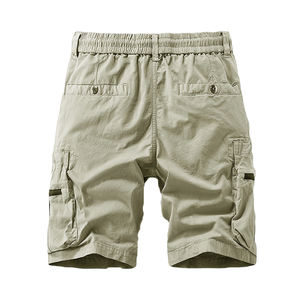 Short cargo au tarif de gros Meilleur fournisseur avec son propre logo imprimé Respirant Design unique Vert olive avec plusieurs poches - Product Image 2