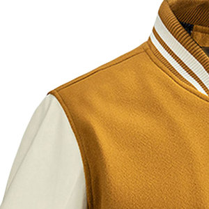Veste d'hiver Letterman pour hommes sur mesure avec col montant meilleure qualité séchage rapide pour automne hiver porter le logo avant Placement - Product Image 3