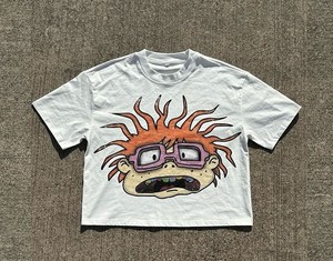 Camiseta de Manga Corta para Hombre, Talla Grande, con Estampado Personalizado en la Parte Delantera, 100% Algodón, Transpirable y Cómoda - Product Image 6