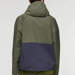 Chaqueta de lluvia de tamaño personalizado de alta calidad estilo de calle alta con cuello levantado precio al por mayor impermeable de calidad de bajo costo - Product Image 3