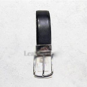 Cinturones de Cuero Genuino Personalizados de Alta Calidad para Hombre, Hebilla Cuadrada de Aleación, 30-48 Pulgadas, 1.5 Pulgadas de Ancho, Moda, OEM, Venta al Por Mayor - Product Image 4