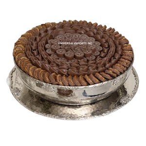 Juego de Tres Tazones para Chocolate de Acero Inoxidable, Tazón para Dulces con Diseño Niquelado, Última Novedad, Tazón de Chocolate de Metal de Lujo - Product Image 4