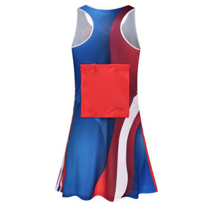 Vente en gros de robes de netball sublimées personnalisées pour femmes vêtements de sport d'équipe uniformes scolaires et de club respirants - Product Image 2