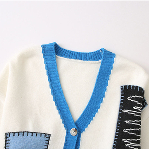 Fabricante de suéteres de Cárdigan para mujer Transpirable grueso cálido al por mayor suéteres de cárdigan con botones OEM personalizados - Product Image 4