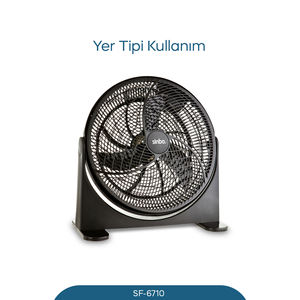 Ventiladores de CA Negros SF-6710 con Clase de Eficiencia Energética A y Punta con Soporte - Product Image 3