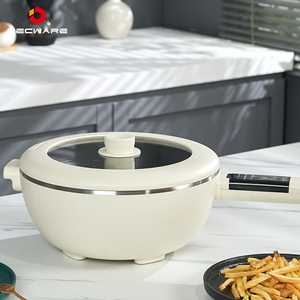 Padella elettrica per uso domestico multifunzione a nido d'ape a nido d'ape tipo integrato - Product Image 2