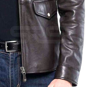 Chaqueta de invierno cálida de invierno transpirable para hombre, chaqueta de cuero informal para hombre a precio razonable - Product Image 5