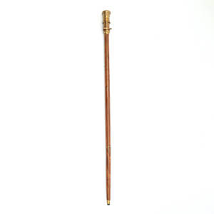 ไม้เท้าทำจากไม้ธรรมชาติพร้อมด้ามจับทองเหลืองแบบพิเศษ คุณภาพสูง เหมาะสำหรับผู้สูงอายุ ของขวัญโบราณ ปี 2025 - Product Image 1