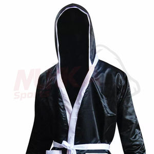 Robe de boxe avec logo personnalisé Robe de boxe avec capuche Combinaison d'entraînement Robe de combat MMA - Product Image 3