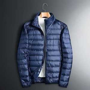 OEM personalizado al por mayor impermeable al aire libre en blanco de fabricación de invierno Zip Up burbuja acolchada chaqueta acolchada para los hombres - Product Image 3