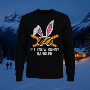 Maglietta a maniche lunghe Snow Bunny Handler per sci e abbigliamento da festa après-ski - Product Image 3
