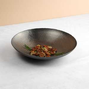 Grand saladier rond Saladier en métal de haute qualité Meilleur saladier avec un ensemble de serveurs à prix avantageux Ensembles d'assiettes Vaisselle - Product Image 6