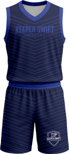 เสื้อทีมบาสเก็ตบอลชุดบาสเก็ตบอลกางเกงขาสั้นสีตามสั่ง - Product Image 3